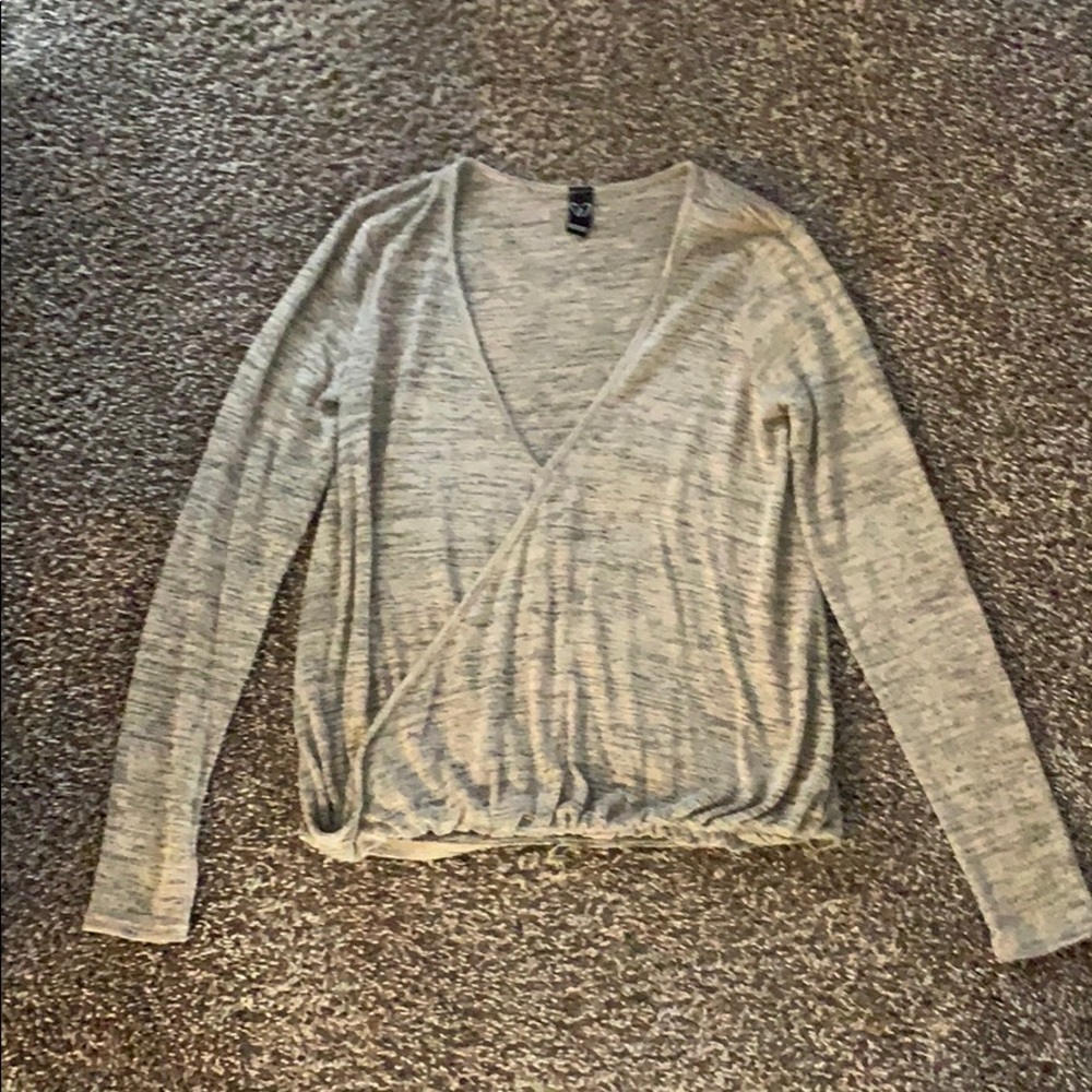 Women’s Crisscross Tan Heather Top